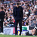 Michael Carrick, Manager / Head Coach of Manchester United looks dejected during the Premier League 2026/27 match between Fulham and Manchester United at Craven Cottage on September 20, 2026 in London, United Kingdom. (Photo by Marc Atkins/Getty Images)