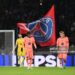 Lamine Yamal and Fermin Lopez of FC Barcelona look dejected during the UEFA Champions League 2026/27 League Phase MD3 match between Paris Saint-Germain and FC Barcelona (Photo by David Ramos - UEFA/UEFA via Getty Images)
