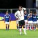 Bruno Fernandes of Manchester United reacts after Nico Paz of Como 1907 scores his team’s third goal during the UEFA Champions League 2026/27 League Phase MD3 match between Como 1907 and Manchester United (Photo by Marco Luzzani/Getty Images)