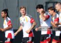Finn Jeltsch of Germany participates in a training session (Photo by Alexander Hassenstein/Getty Images)