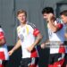 Finn Jeltsch of Germany participates in a training session (Photo by Alexander Hassenstein/Getty Images)
