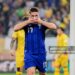 Viktor Gyokeres of Sweden celebrates the opening goal scored during the UEFA Nations League 2026/27 group phase match between Romania and Sweden (Photo by Vasile Mihai-Antonio/Getty Images)