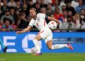 Harry Kane of England crosses the ball in the build up to his team's first goal during the UEFA Nations League 2026/27 group phase match between England and Czechia (Photo by Paul Harding - The FA/The FA via Getty Images)