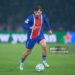 Khvicha Kvaratskhelia of Paris Saint-Germain with the ball during the UEFA Champions League 2026/27 League Phase MD3 match between Paris Saint-Germain and FC Barcelona (Photo by Pedro Salado/Getty Images)