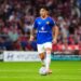 Lisandro Martinez of Manchester United is seen in action during the UEFA Champions League 2026/27 League Phase MD2 match between Atletico de Madrid and Manchester United (Photo by Gokhan Taner/PS Images/MB Media/Getty Images)