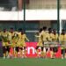 Players of Ghana celebrate after Cynthia Obinsrewuo (obscured) scores her team’s first goal during the FIFA U17 Women's World Cup Round of 16 match between Argentina and Ghana (Photo by Judit Cartiel - FIFA/FIFA via Getty Images)