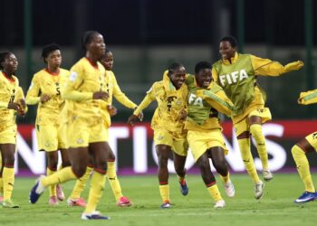 Black Maidens in action against Brazil at 2026 Under 17 Women's World Cup Photo Courtesy: FIFA