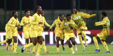 Black Maidens in action against Brazil at 2026 Under 17 Women's World Cup Photo Courtesy: FIFA