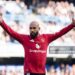 Bryan Mbeumo of Manchester United reacts during the Premier League 2026/27 match between Chelsea FC and Manchester United (Photo by Pedro Porru/MB Media/Getty Images)