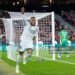 Kylian Mbappe of Real Madrid CF celebrates after scoring his team's first goal during the Spanish League, LaLiga EA Sports, football match between FC Barcelona and Real Madrid CF (Photo By Dennis Agyeman/Europa Press via Getty Images)