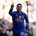 Morgan Rogers of Chelsea celebrates scoring his team’s first goal during the Premier League 2026/27 match between Chelsea FC and Manchester United (Photo by Chris Lee - Chelsea FC/Chelsea FC via Getty Images)