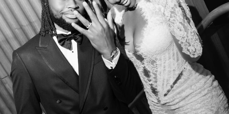 Antoine Smenyo with wife Jordeen Buckley Photo Courtesy: Antoine Semenyo