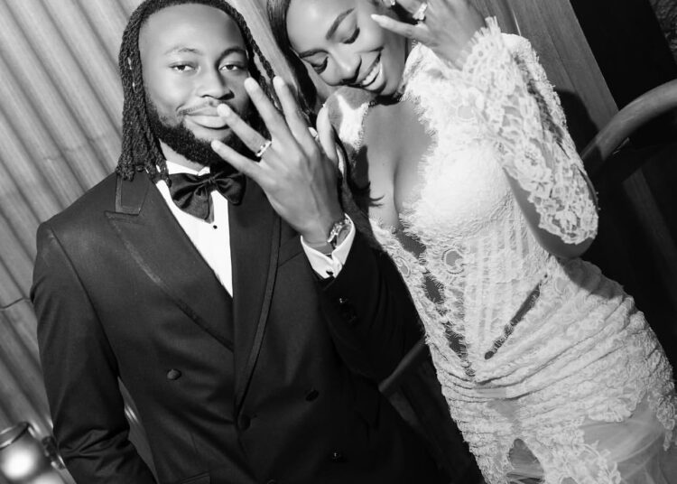 Antoine Smenyo with wife Jordeen Buckley Photo Courtesy: Antoine Semenyo