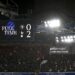 LONDON, ENGLAND - OCTOBER 24: A general view of the big screen after the Premier League 2026/27 match between Chelsea FC and Tottenham Hotspur at Stamford Bridge on October 24, 2026 in London, England. (Photo by Mike Hewitt/Getty Images)
