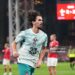 Vitinha (Portugal) scores and celebrates his teams third goal during Group Stage, UEFA Nations League, Denmark and Portugal (Photo by Ulrik Pedersen/NurPhoto via Getty Images)