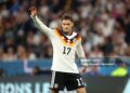 Florian Wirtz of Germany reacts during the UEFA Nations League 2026/27 group phase match between Germany and Serbia (Photo by Alexander Hassenstein/Getty Images)