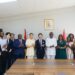 Kofi Adams with members of the Hyundai Group