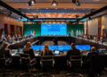 VANCOUVER, CANADA - APRIL 28: A general view during FIFA Council Meeting No. 36 at Fairmont Pacific Rim hotel on April 28, 2026 in Vancouver, Canada. (Photo by Verity Griffin - FIFA/FIFA via Getty Images)