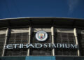 The Etihad Stadium, the home ground of Manchester City football club, is pictured in Manchester, north-west England on September 30, 2026. The Premier League said on September 29 that Manchester City have been found guilty of serious breaches of the Premier League's financial rules over a nine-season period between 2009 and 2018. (Photo by Oli SCARFF / AFP via Getty Images)