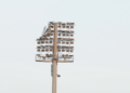 Damaged Accra Sports Stadium floodlight